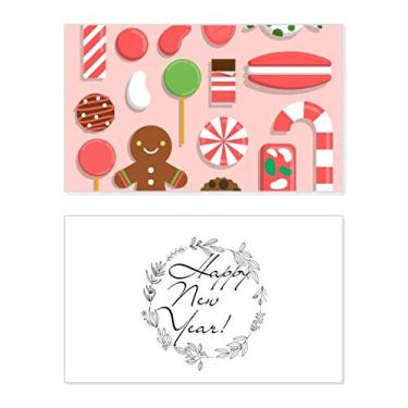 Imagem de Merry Christmas Infdhood Gift Pattern New Year Festival Greeting Card Bless Message Gift
