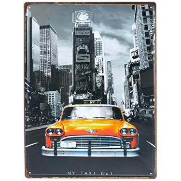 Imagem de Retro Placa Decorativa 30 * 40cm Metal Multicol Av Gs Internacional Único