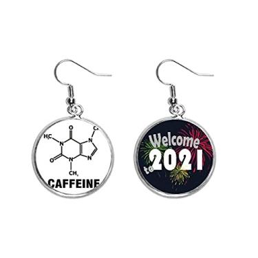 Imagem de Brincos com pingentes de orelha frontal e redondos, escrituras, joia 2021 Blessing