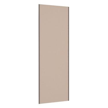 Imagem de Porta de Correr Closet 80cm com Puxador Perfil Champagne sem Kit Ferragem Prime Luciane Móveis