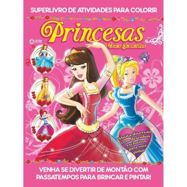 Imagem de Princesas Superlivro de Atividades para Colorir 01