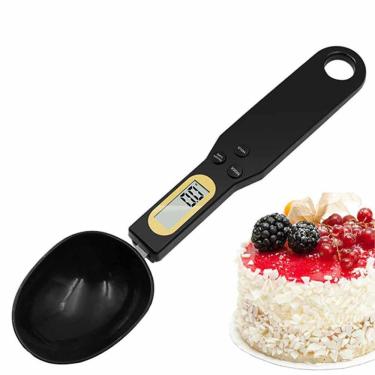 Imagem de Colher Balança Digital Medidora Lcd Dosador Tempero Comida Grao Cozinha Cocçao Nutricionista Pesagem