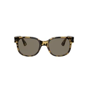 Imagem de Óculos de sol quadrados Persol Po3257s, Havana Grey/Dark Grey, 51mm