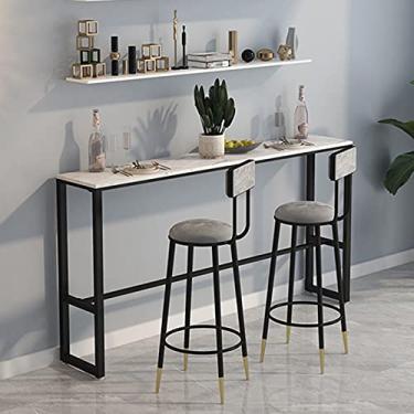 Imagem de Conjunto de 2 bancos de bar de cadeiras de jantar clássicos de veludo para casa, sala de estar, cozinha, balcão, cadeiras de bar com encosto e apoio para os pés, pub banco alto para sala de jantar, tudo está bem