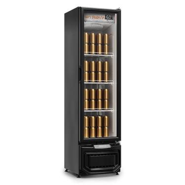 Imagem de Refrigerador de Bebidas Vertical 228 Litros Preto 127V Gelopar GCB-23EV
