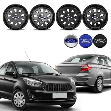 Imagem de Jogo calota Ford Ka e ka+ Hatch Sedan 2019 2020 2021 Aro 14