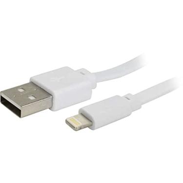 Imagem de 5+ 018-0031 Cabo Lightning Mobile USB A Macho 5GB Plano, Branco, 1.2 m