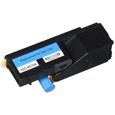 Imagem de Cartucho de toner de substituição compatível com a marca PCI para cartucho de toner ciano Dell C1760 332-0410 79K5P C5GC3 rendimento de 1,4K