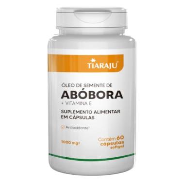 Imagem de Óleo de Sementede Abóbora Com Vitamina E Tocoferol 60 Softgel de 1000mg Tiaraju