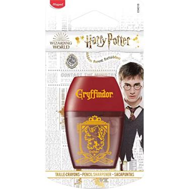 Imagem de Maped Apontador de lápis Harry Potter com reservatório e 1 orifício para crianças, design ergonômico, design oficial licenciado por Harry Potter, embalagem reciclável