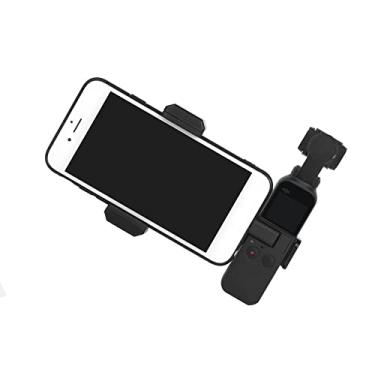 Imagem de Kit de suporte de metal suporte de clipe de telefone + tripé + bastão de selfie câmera gimbal 60-90 mm de largura móvel para DJI para OSMO Pocket&2