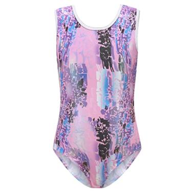 Imagem de SEAUR Collant de ginástica para meninas, roupa de dança, roupa de bicicleta, roupa de ginástica, roupa de ginástica, Roxo - 2, 8