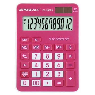 Imagem de Pc286pk - Calculadora De Mesa 12 Dig - Pink - Procalc