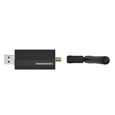 Imagem de Smilewolf Zigbee 3.0 USB Dongle Plus Gateway, adaptador USB sem fio Zigbee 3.0, adaptador universal Zigbee Gateway com antena, para Home Assistant, Open HAB, etc (ZBDongle-E)