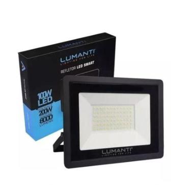 Imagem de Refletor Led Smart 5500 K - 100w - 205x160x32- Lumanti