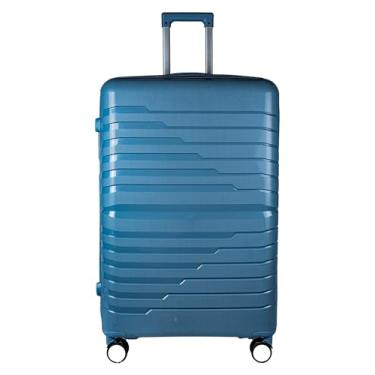 Imagem de Mala Grande (32KG) em Polipropileno 4 rodas 360º - Ultraleve Dubai (Azul)
