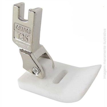 Imagem de Calcador Zig-Zag De 12Mm De Teflon Para Máquina De Costura 20U - T652