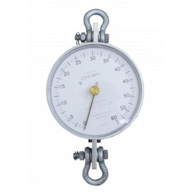 Imagem de Dinamômetro Circular Analógico Faixa 0 A 600Kg Graduação 5Kg Força Alumínio Br-600 Portátil Instrutherm Com Maleta