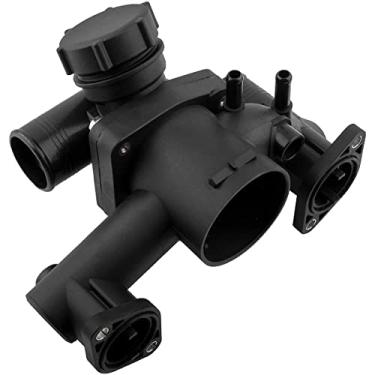 Imagem de WEDOAUTO Conjunto de kit de carcaça de termostato de arrefecimento do motor com junta adequada para Lincoln LS 2003-2006, para Ford Thunderbird 2003-2005 V8 3.9L Substituição # 3W4Z8548AD 902-903