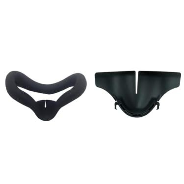 Imagem de Capa de silicone VR compatível com fone de ouvido Meta Quest 3 VR Almofada lavável Substituição Máscara Almofada à prova de suor com almofada nasal com bloqueio de luz/915