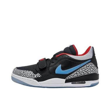 Imagem de Tênis masculino Air Jordan Legacy 312 Low White/Fire Red-Black-Wolf Grey (CD7609 160), Preto Valour Blue University Vermelho Lobo Cinza, 39