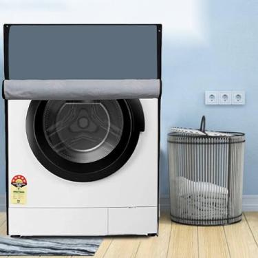 Imagem de CAPA ESTAMPADA PARA MÁQUINA LAVA E SECA SAMSUNG 11 KG WD11T (CINZA)