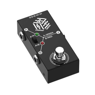 Imagem de Dynwave Pedal de efeito de guitarra elétrica, interruptor de canal aby, peças de guitarra, seletor de canal aby para gravação de baixo