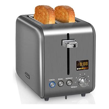 Imagem de Torradeira De Pão De Aço Inoxidável Seedeem Toaster De 2 Fat SEEDEEM