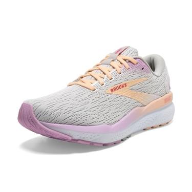 Imagem de Brooks Tênis de corrida feminino Ghost 16 Neutral, Cinza/orquídea/pêssego, 34