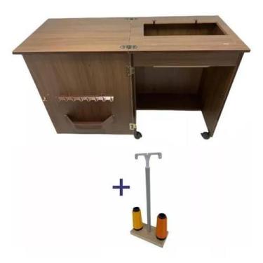 Imagem de Gabinete Costura Doméstica MDF 43,5cm - Produto Fábrica - Star Costura