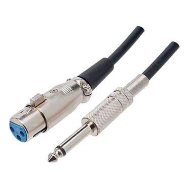 Imagem de Cabo Microfone E Violão Mono Xlr / P10 10 Metros Mxt