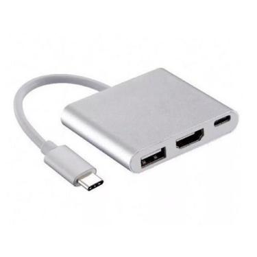 Imagem de Adaptador Usb 3.1 Tipo C 3.0 X Hdmi Usb 3 Tipoc - Importado