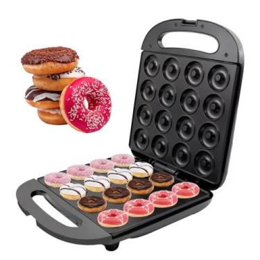Imagem de Donuts Maquina De Fazer Mini Donuts De Biscoito Confeitaria 110v - QG 