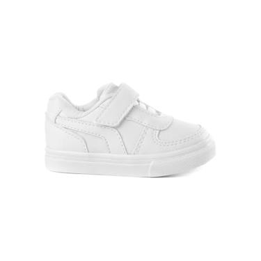 Imagem de Tênis Infantil Casual Menina My Funfy Kids Recortes 3210A Feminino (Branco, BR, Criança de 1 a 3 anos, Numérico, 24)