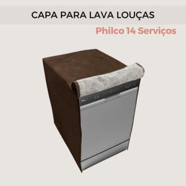 Imagem de Capa para lava louças philco 14 serviços impermeável flex - Capas Flex
