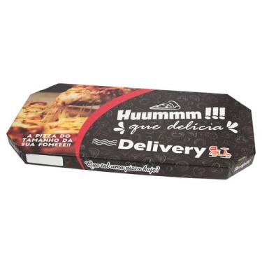 Imagem de Caixa De Pizza Trem 70x34,5x04 Com 25 Unidades - TAMAROZZI EMBALAGENS