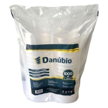 Imagem de Pote Freezer Microondas 1000ml Com Tampa 48 Unidade - danubio