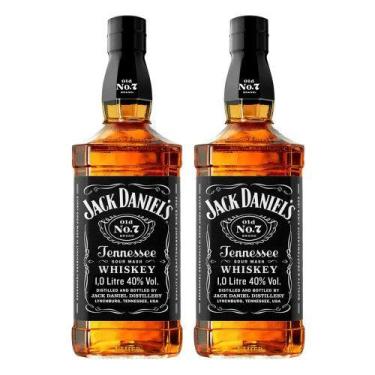 Imagem de Jack Daniels Old No. 7 Tennessee Whiskey 1L 2 Unidades - Jack Daniel S