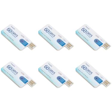 Imagem de Registrador de Dados de Temperatura de Uso único TempU05 de Alta Sensibilidade Gravador de Temperatura USB Descartável Relatório PDF para Monitoramento de Alimentos