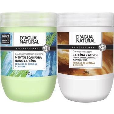 Imagem de Kit creme massagem 7 ativos E gel crioterapico dagua natural - D'Água 