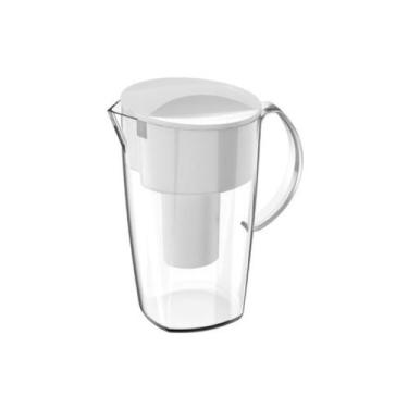 Imagem de Jarra Purificadora Transparente de Água com Filtro Alcalino, Reduz Imp