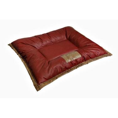 Imagem de Cama pet  conforto  P  67 x 49 x 7 cm  Vermelha - Solo Pet 