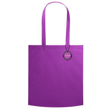 Imagem de Sacola Ecobag em TNT Premium Termo Selado 38x41cm Aid TopGet, Roxo