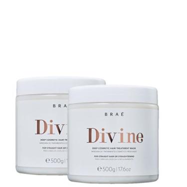 Imagem de Kit BRAE Divine - Mascara Capilar 500g (2 Unidades) - BRAÉ