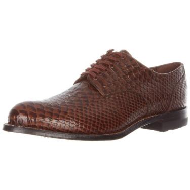 Imagem de Stacy Adams Bota masculina Madison, Pele de cobra marrom - 055, 45