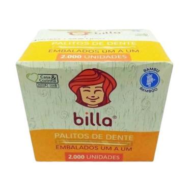 Imagem de Palito dente embalado um a um 2 cx 2000 un bambu petisco - BILLA