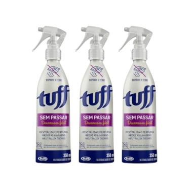 Imagem de Kit 3 Unidades - Desamassa Fácil Sem Passar Tuff 350ml | Praticidade e Frescor para Suas Roupas