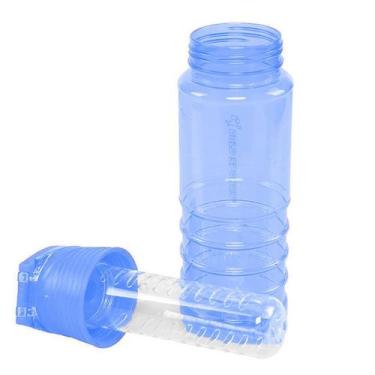 Imagem de Garrafa Squeeze Gold Sports Gym Com Infusor - 800ml, Único, Azul, Unis