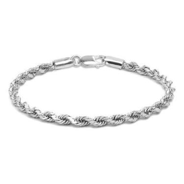 Imagem de Pulseira Aço Inoxidável 316l Masculina Tamanho 22cm 3mm - Nevatto