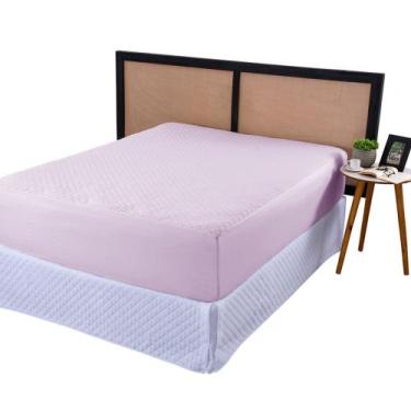 Imagem de Protetor impermeável Casal Padrão Dimensões: 1,88m x 1,38m x 0,40cm - 
